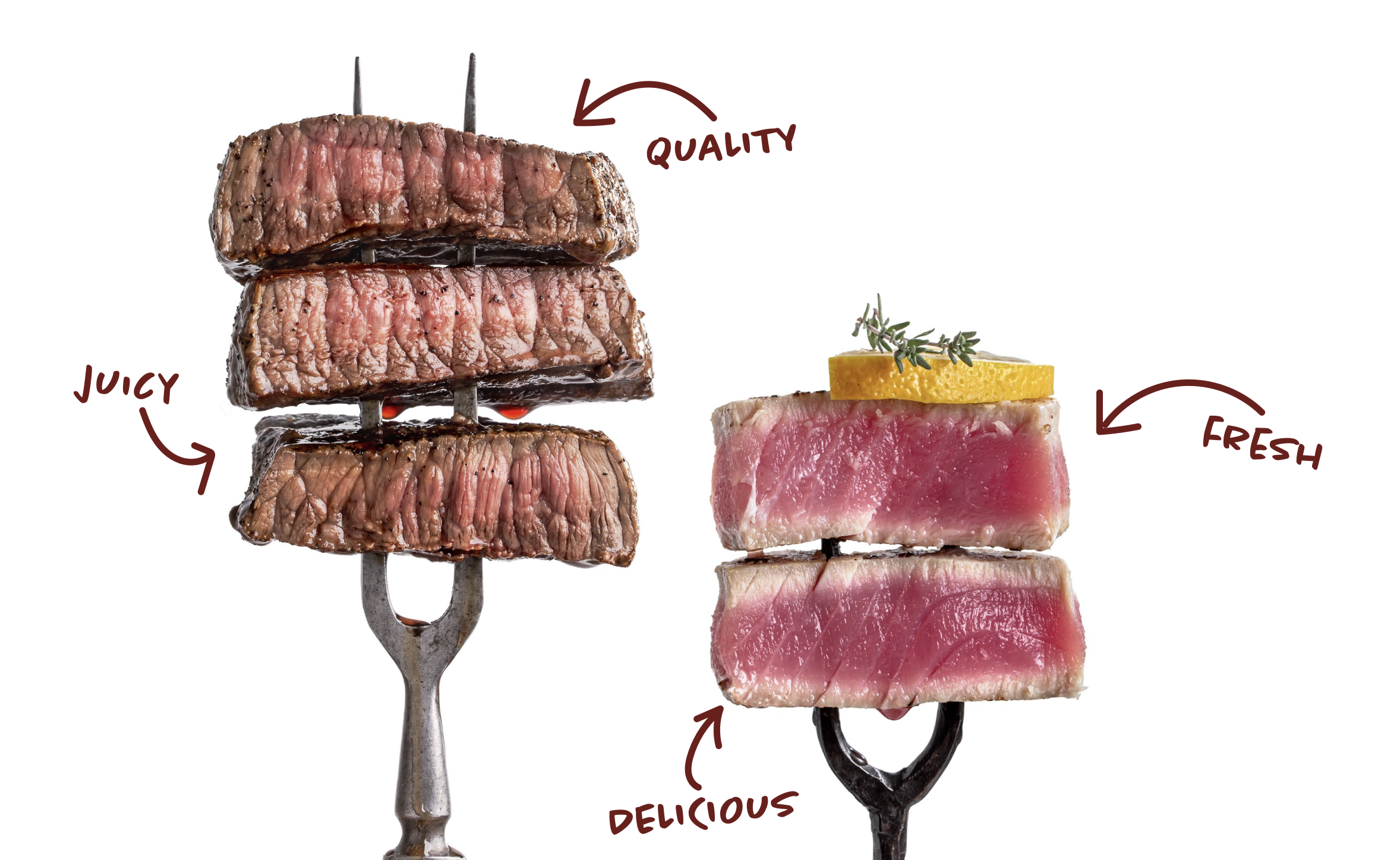 Premium steak quality - juicy, fresh, and delicious